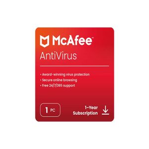 McAfee AntiVirus Protection 2024 | 2 PC (Windows)| Antivirus Protection, Internet Security Software